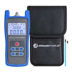 Jonard Tools Fiber Optic Power Meter Kit with FC/SC/LC Adapters