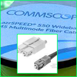 SC connector kit, Duplex, MM, .9 & 3.0 0