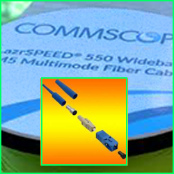 Fiber Optic Connector Kit, singlemode, SC, blue, for 3 mm cable 0