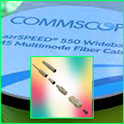 Fiber Optic SC Fiber Optic Connector Kit, multimode, 3/0.9 mm 0