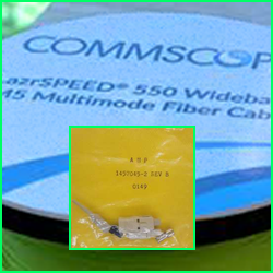 COMMSCOPE SC CONNECTOR SIMPLEX W/ 3.0MM & 900UM BOOTS  0
