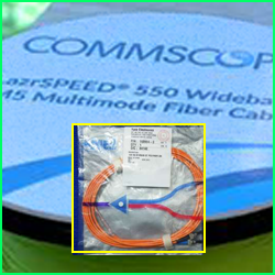 Commscope ST - ST duplex Multimode 62.5/125 OM1 patch cord 3 m.