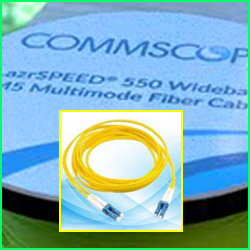 Fiber Optic Patch Cord, OS2, LC to LC duplex, 1.8 mm LSZH & OFNR, 3 m