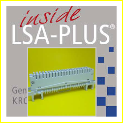 LSA-PLUS® Connection Module 2/10, 10-pair, PROFIL mounting 60891120-02    0