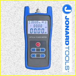 Jonard Tools Fiber Optic Power Meter Kit with FC/SC/LC Adapters 0