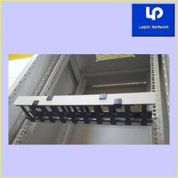 Perforated finger type cable management1U 0