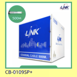 LINK CB-0109SP+ RG 6/U Outdoor Cable Black PE Jacket, 96% Shield  0