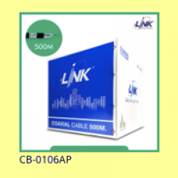 LINK CB-0106AP RG 6/U Outdoor Cable Black PE Jacket,  0