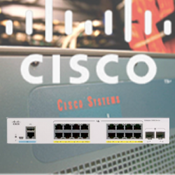Switch “Cisco” Business 350 Series 16G PoE+/2SFP 0