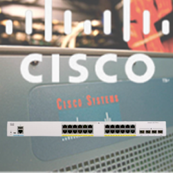 Switch “Cisco” Business 350 Series 24G PoE+/4SFP 0