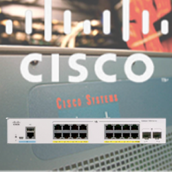 Switch “Cisco” Business 250 Series 16G PoE+/2SFP 0