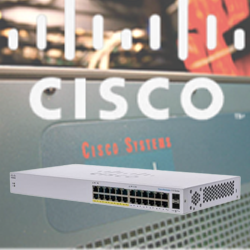 Switch “Cisco” Business 110 Series 24G PoE/2SFP or 2G 0