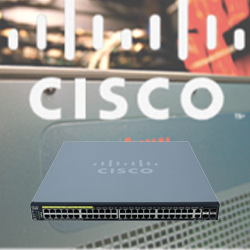 Switch “Cisco” 550X Series 48G PoE+/4SFP+ or 2SFP+ + 2(10G) 0
