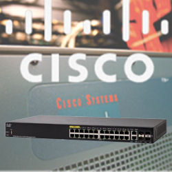 Switch “Cisco” 350 Series 24 PoE+/2SFP + 2SFP or 2G 0