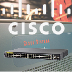 Switch “Cisco” 350 Series 48 PoE+/2SFP or 2 RJ45 0