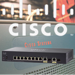 Switch “Cisco” 350 Series 8 PoE+/2SFP or 2G 0