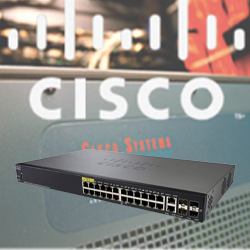 Switch “Cisco” 350 Series 24G PoE+/2SFP + 2SFP or 2G 0