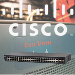 Switch “Cisco” 350X Series 48G/4SFP+ or 2SFP+ + 2(10G) 0