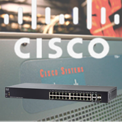 Switch “Cisco” 250 Series 24G PoE+/2SFP or 2G 0