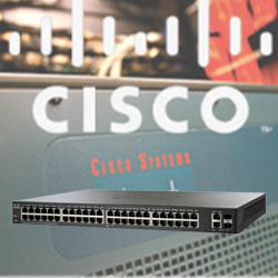 Switch “Cisco” 220 Series 48 PoE/2SFP or 2G 0