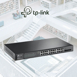 Switch “TP-Link” Smart Switch 24G PoE+/4SFP 0