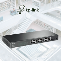 Switch “TP-Link” Managed Switch 24G/4SFP 0