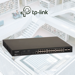 Switch “TP-Link” Managed Switch 24G/4SFP or 4G 0