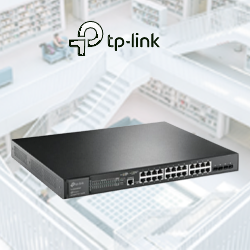 Switch “TP-Link” Managed Switch 24G PoE+/4SFP+ 0