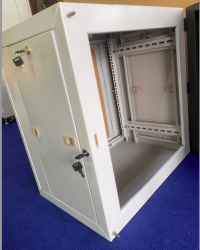 19" WALL RACK CABINET DOUBLE SECTION 12U DEEP 50 CM