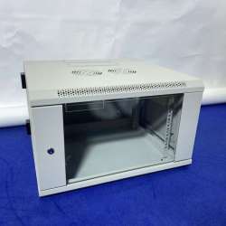 19" WALL RACK CABINET DOUBLE SECTION 6U DEEP 55 CM 0