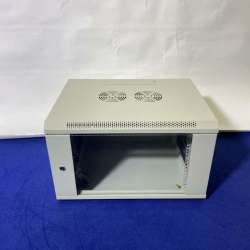 19" WALL RACK CABINET SINGLE SECTION 6U DEEP45 CM.